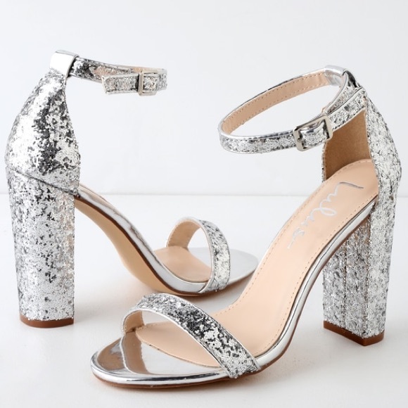 lulus silver heels